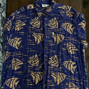 Pineapple hooh short sleeve button down